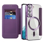 Samsung Galaxy S22 Kotelo MagSafe Violetti