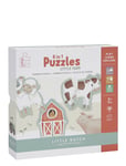 Little Dutch - 6-I-1 Puslespil - Little Farm Toys Puzzles And Games Puzzles Classic Puzzles Multi/patterned Little Dutch
