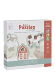 Little Dutch Little Dutch - 6-I-1 Puslespil - Little Farm Multi/patterned