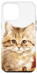 iPhone 14 Pro Max Cute Autumn Cat Fall Kitty Pumpkin To Go Vibes Case