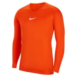 NIKE Men's Park First Layer Top Long Sleeve Sweater, Orange, M UK