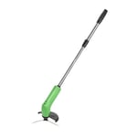 Pppby Grass Trimmer Lightweight Garden Electric Strimmer Cordless Grass Trimmer Handheld Lawn Mower with Adjustable Telescopic Long Handle (Battery Not Included)
