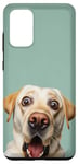 Galaxy S20+ Funny Labrador Retriever Taking a Selfie Dog Mom Puppy Dad Case