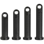 CB-X CB-6000 Black Lock Pins Pack of 4 - Black