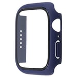 mumbi Coque de Protection en Verre trempé Compatible avec Apple Watch Series 7, 45 mm, Bleu foncé