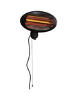Outsunny Wall-Mounted Electric Infrared Patio Heater-2Kw