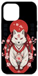 Coque pour iPhone 14 Plus Esprit de renard japonais Fleurs de cerisier Aesthetic
