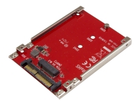 StarTech.com M.2 till U.2-adapter - För M.2 PCIe NVMe SSD-enheter - PCIe M.2-enhet till 2,5-tums U.2 (SFF-8639) värdadapter - M2 SSD-konverterare, röd - Gränssnittsadapter - M.2 - M.2 Card - U.2 - röd