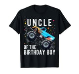 Uncle Of The Birthday Boy Monster Truck Family Matching T-Shirt