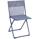 Lafuma Mobilier - Chaise Pliante Ultra-compacte - Balcony Ii - Batyline® Iso - Bleu Indigo Indigo-Indigo
