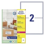 Förpackningsetiketter Avery 199,6 X 143,5 Mm (Låda Med 200 St.)