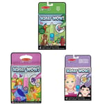 Melissa & Doug Water Wow Animals Colouring Book, Water Wow Fairy Tale: Activity Books - On the Go and Water Wow Makeup and Manicures Craft Bundle