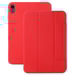 EIDERWOOD iPad 11" (2025) / iPad 10.9" (2024/2022) Magnetiskt Tri-Fold Fodral - Röd