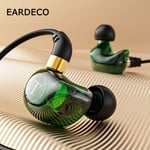 EARDECO Casque Casque avec Micro Filaire Hi-Fi Basse Lourde In-Ear Casque Sport Filaire Téléphone Écouteurs