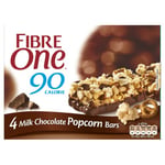 Fibre One 90 Calorie Milk Chocolate Popcorn Bars 4 X 21g (Pack Of 8, Total 32 Bars)
