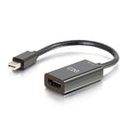 C2G Adaptateur Passif Mini DisplayPort/Thunderbolt 2 mâle vers HDMI Femelle 20 cm – 4K 30 Hz