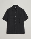 C.P. Company Short Sleeve Linen Shirt Black