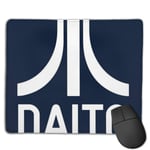 Daito Atari Logo Ready Player One Customized Designs Non-Slip Rubber Base Gaming Mouse Pads for Mac,22cm×18cm， Pc, Computers. Ideal for Working Or Game
