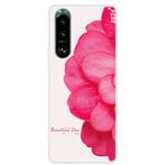 Sony Xperia 5 III 5G - Gummi cover - Printet Design - Lysende blomst