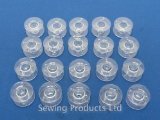 2 X 20 Domestic Sewing Machine Bobbins WILL FIT, BROTHER,TOYOTA, JANOME CLEAR