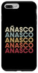 Coque pour iPhone 7 Plus/8 Plus Anasco Puerto Rico Anasco PR Vintage Text