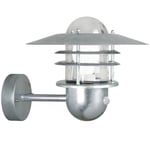 Nordlux Agger Sensor vägglampa galvaniserat stål