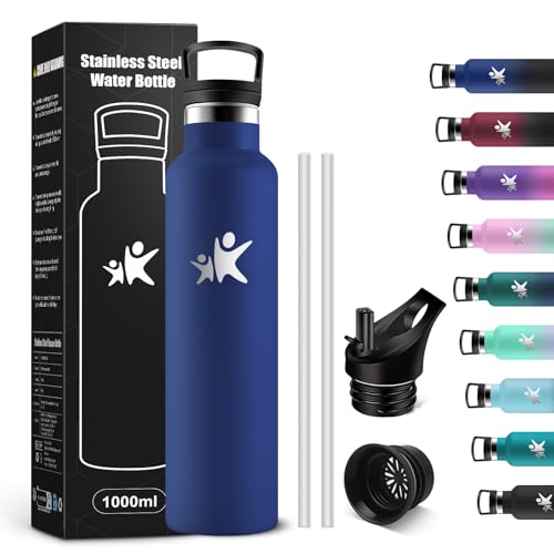 Gourde 1 Litre Gourde Sport AORIN 1L - Sans BPA, Anti-fuite Et Portable Pour Toutes Vos Activités Bouteille Eau Sans Bpa