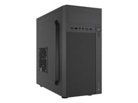Natec Helix Usb C, Mini Tower, Pc, Svart, Micro Atx, Mini-Itx, Abs, Nät, Metall, Plast, Stål, 14,8 Cm