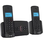 British Telecom Home Phone with Nuisance Call Blocking Answer Machine Twin Handset