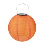 Aimiyaelec Solar Lantern Chinese Celebration Light Holiday Hanging Light Outdoor Waterproof Lantern Decorative Chandelier Suitable for Any Occasion 12 inch (Orange)