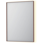 Sanibell Ink SP32 speil med lys, 60x80 cm, børstet kobber