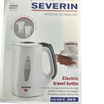 Severin Electric Cordless Jug Kettle with Filter Level Indicator 2200 White 0.5l