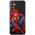 ERT GROUP Coque de téléphone Portable pour Samsung A14 4G/5G Original et sous Licence Officielle Marvel Motif Spider Man 040 Parfaitement adapté à la Forme du téléphone Portable, Coque en TPU