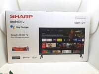SHARP Frameless Smart TV 24 Inch HD Ready LED Smart Android Television 24FH2KA