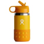 Hydro Flask  12 OZ KIDS WIDE MOUTH STRAW LID AND BOOT, 721 Canary, 0,355 L