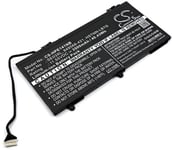 Kompatibelt med HP Pavilion 14-AL115NA, 11,55V, 3500mAh