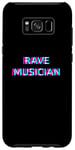 Coque pour Galaxy S8+ Rave Musician Techno EDM Music Maker Festival Composer Raver