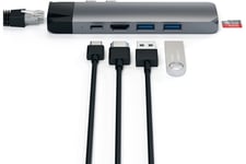 HUB USB-C 6 EN 1 GRIS SIDERAL