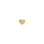 MY iMenso 28-0058 Dancing - 925/Gold-Plated Dancer Heart Cz Jewellery