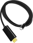 Type-C ¿¿ 4K HDMI HDTV USB-C Cable Adaptateur 6FT USB 3.1 (Compatible Thunderbolt 3) pour Tablette Macbook Samsung
