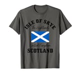 Isle Of Skye Scotland UK Vintage Scottish Flag T-Shirt