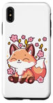 iPhone XS Max Kawaii Japanese Fox Sakura Cherry Blossom Festival Spring Case