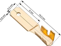 Anslutningsdon Męski 6,3Mm / 10 Sztuk