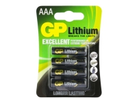 GP Primary Lithium 24LF - Batteri 4 x AA-typ - Li-FeS2