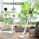Stick Vacuum Cleaner Bagless 120W - 4 in 1 Upright & Handheld Lightweight Hoover