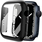 Skal med skärmskydd till Apple Watch 7 / 8 (45 mm) Svart