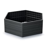 Prosperplast Odlingsbädd Base Woody 148x129x25 cm antracit PROSPERPLAST