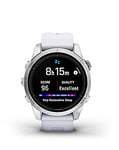 Garmin Epix Pro (Gen 2) 42mm Smart Watch - Silver/Whitestone