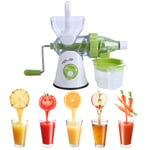 【𝐄𝐚𝐬𝐭𝐞𝐫 𝐏𝐫𝐨𝐦𝐨𝐭𝐢𝐨𝐧】 Juicer Machines, Electric Juice Extractor Multi-Function Manual Orange Fruits/Vegetable Juicer Machine Kitchen Fresh Juice Extractor