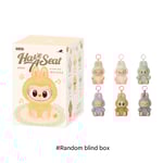 Labubu Macaron Monster Nyckelring Spännande Monster Macarons Vinyl Ansikte Plysch Nyckelringar Konst Samlarobjekt Leksaker Presenter till Barn Item 2:Soy milk Duoduo